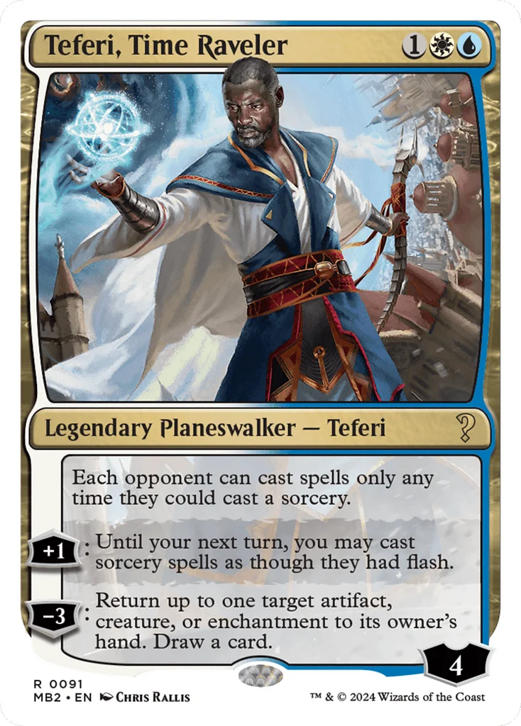 Teferi, Time Raveler · Mystery Booster 2