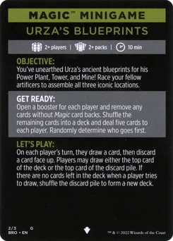 Urza's Blueprints (minigame) // Urza's Blueprints (cont'd)