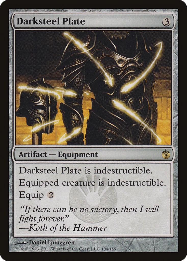 Darksteel Plate · Mirrodin Besieged