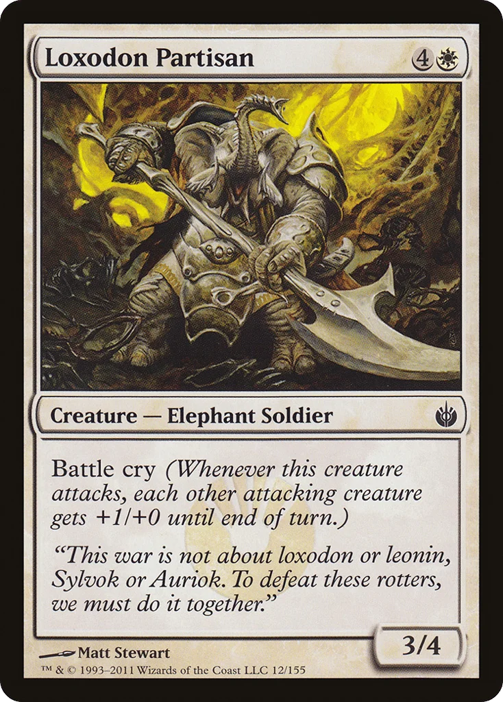 Loxodon Partisan · Mirrodin Besieged