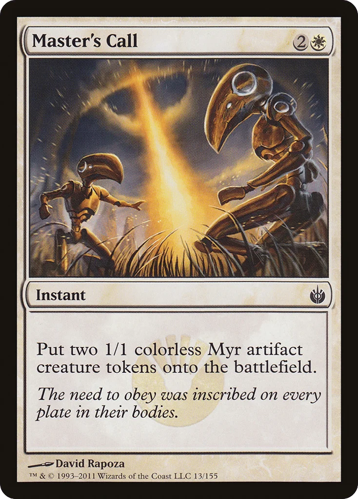Master's Call · Mirrodin Besieged