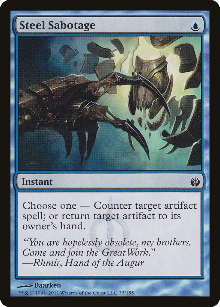 Steel Sabotage · Mirrodin Besieged