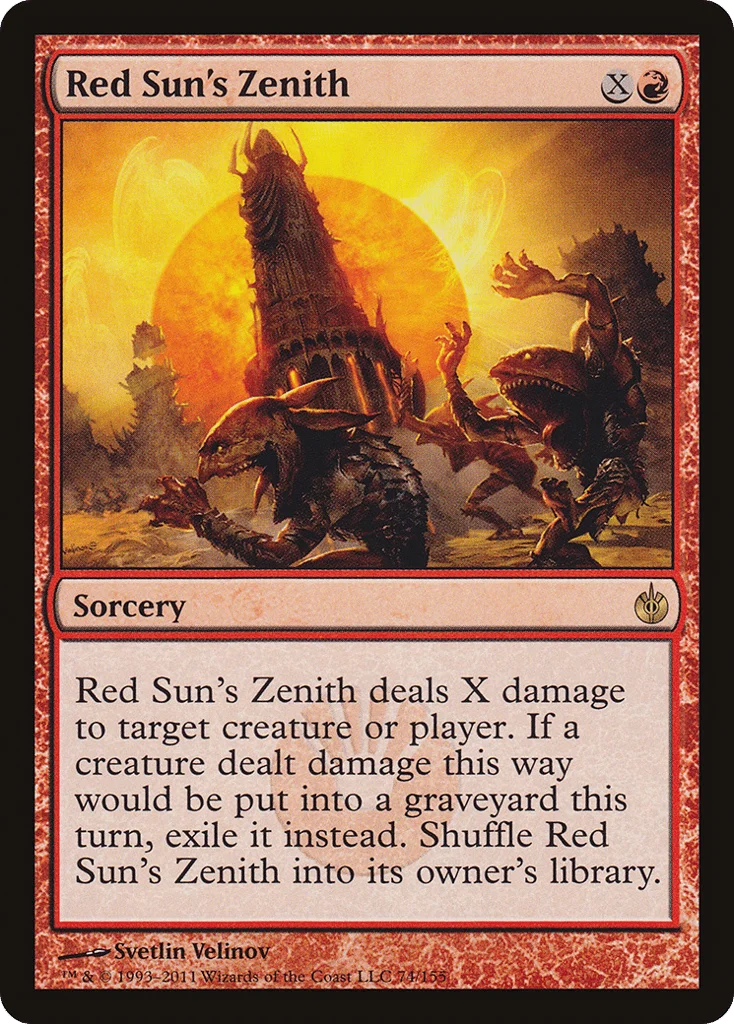 Red Sun's Zenith · Mirrodin Besieged