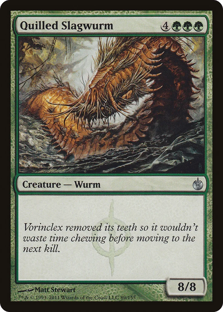 Quilled Slagwurm · Mirrodin Besieged