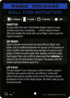 Roll for Initiative // Roll for Initiative (cont'd)