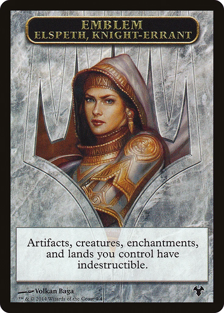 Elspeth, Knight-Errant Emblem · Modern Event Deck 2014