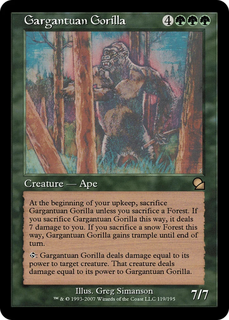 Gargantuan Gorilla · Masters Edition