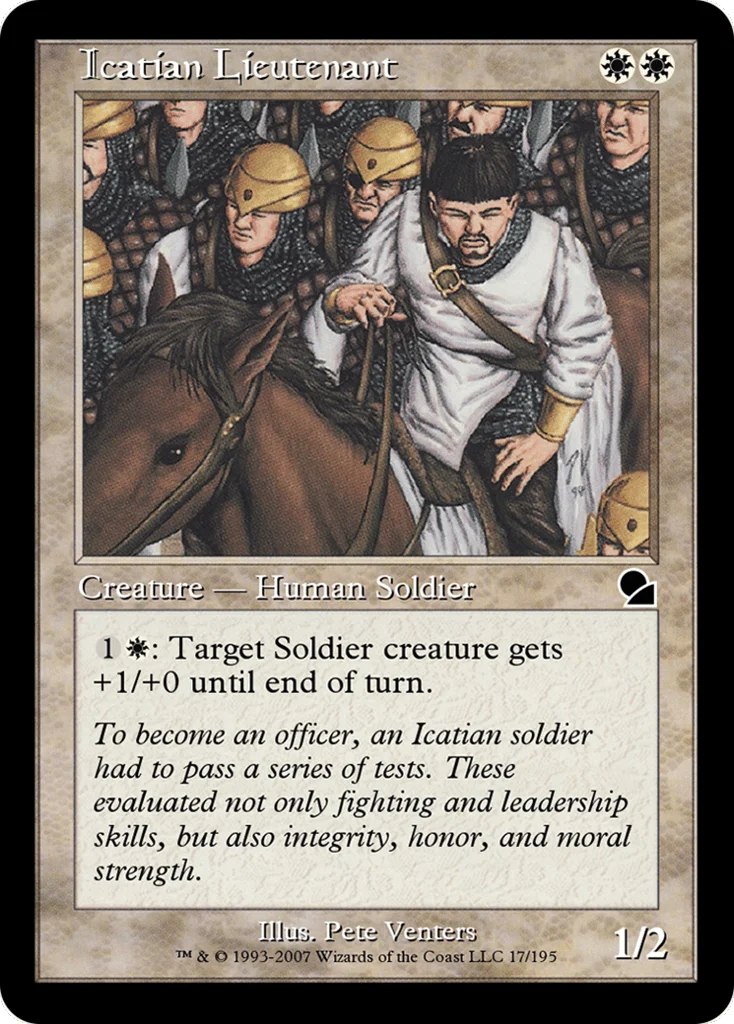 Icatian Lieutenant · Masters Edition