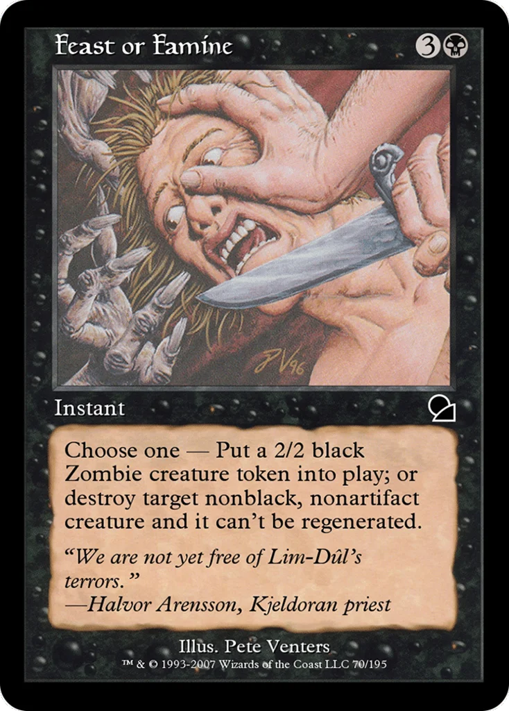 Feast or Famine · Masters Edition