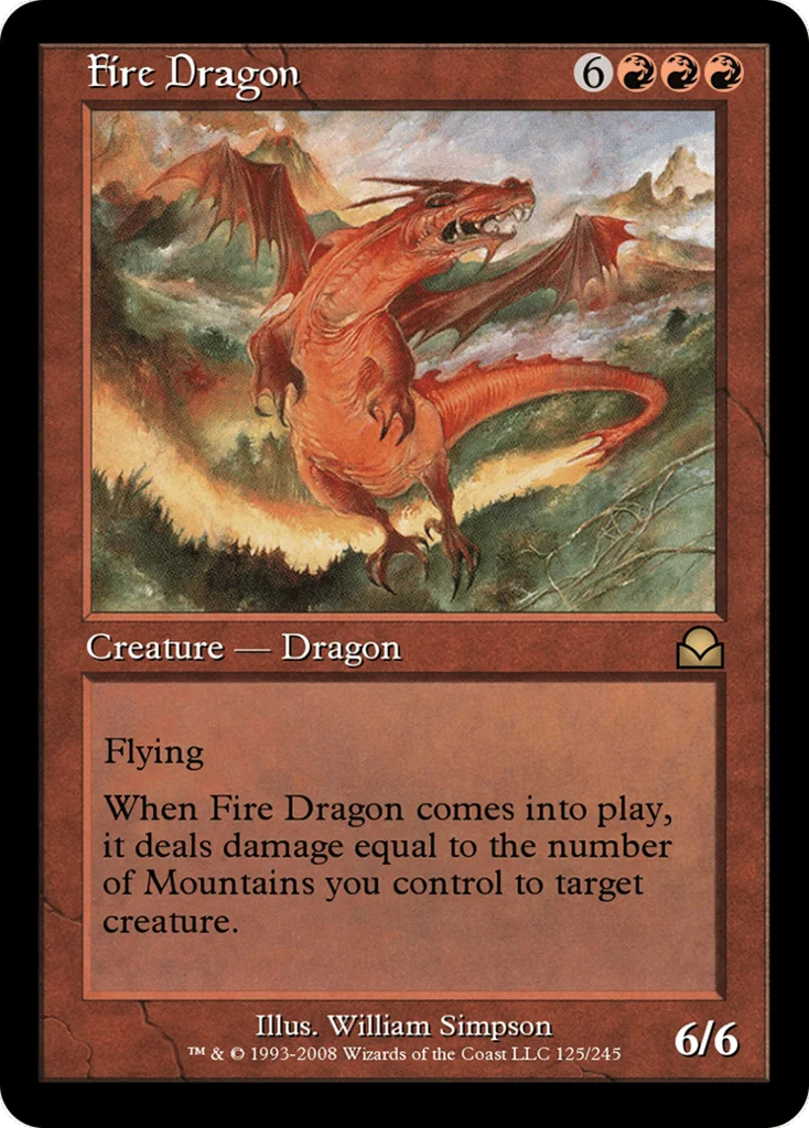 Fire Dragon · Masters Edition II