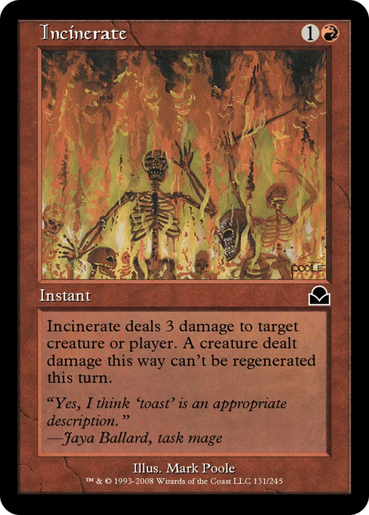 Incinerate · Masters Edition II