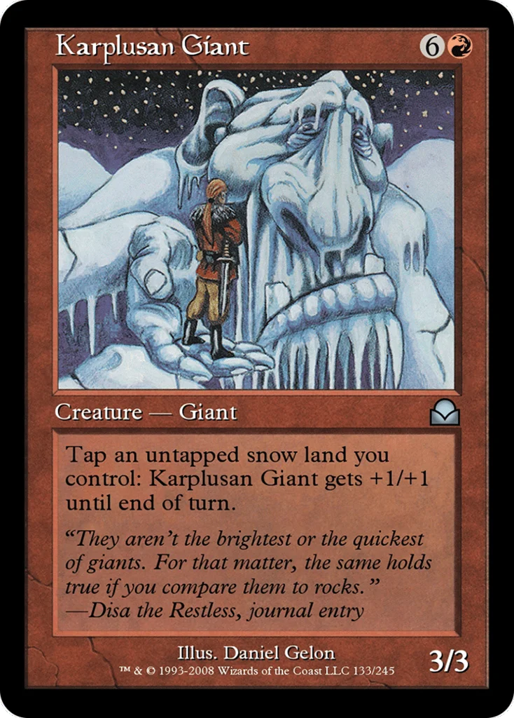 Karplusan Giant · Masters Edition II