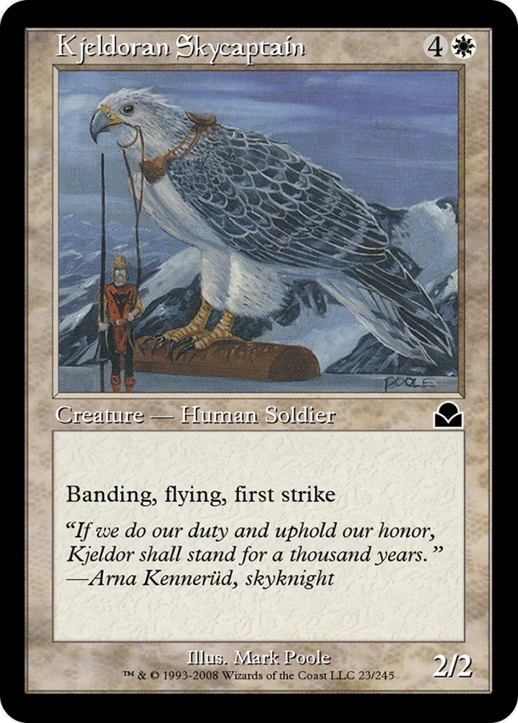 Kjeldoran Skycaptain · Masters Edition II