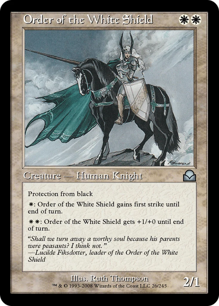 Order of the White Shield · Masters Edition II