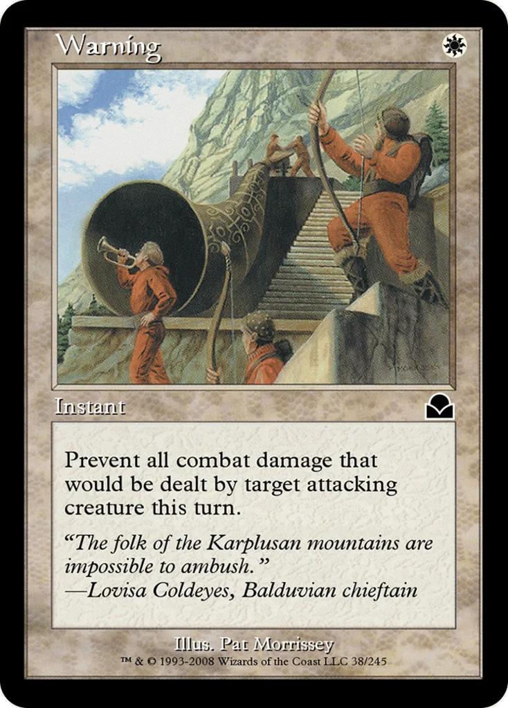 Warning · Masters Edition II