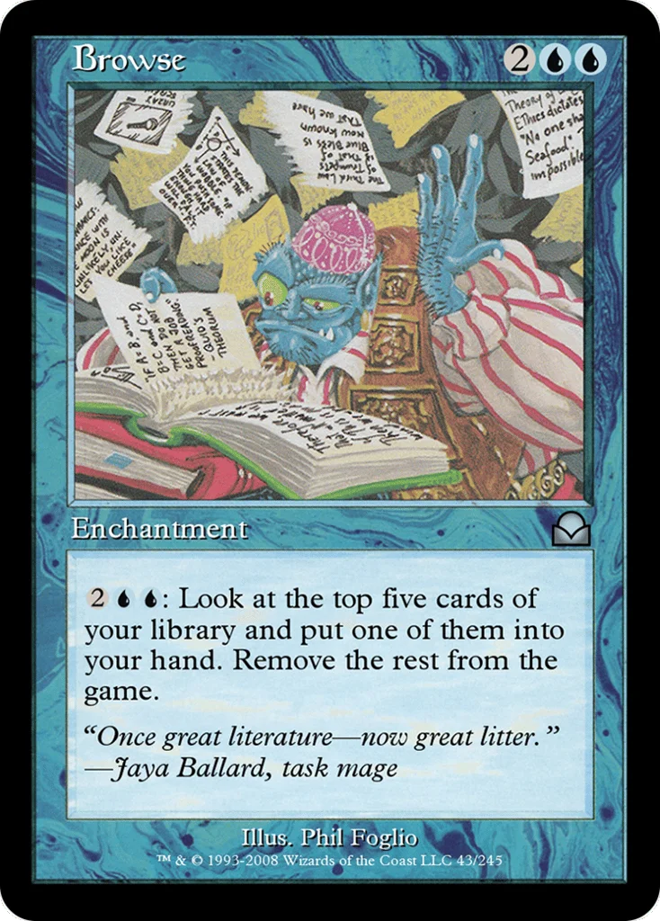 Browse · Masters Edition II