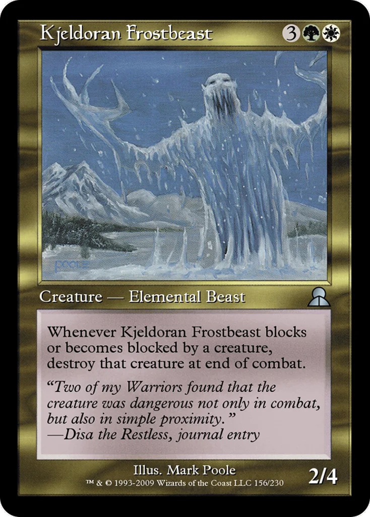 Kjeldoran Frostbeast · Masters Edition III