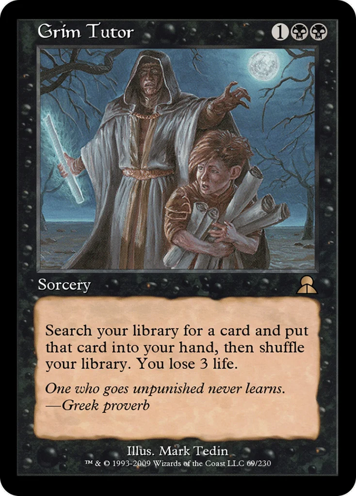 Grim Tutor · Masters Edition III