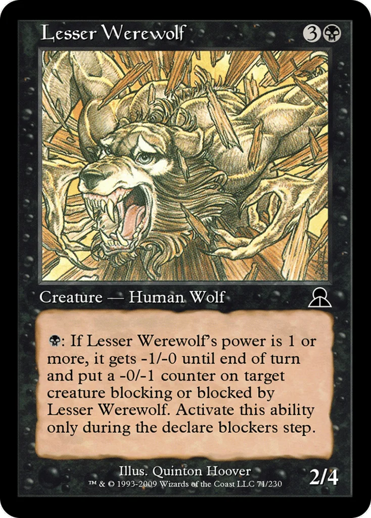 Lesser Werewolf · Masters Edition III