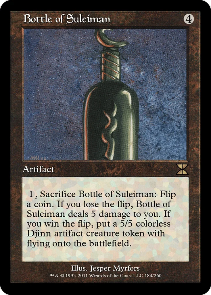 Bottle of Suleiman · Masters Edition IV