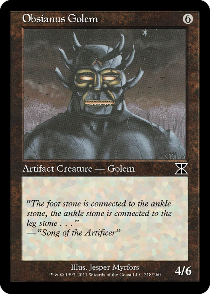 Obsianus Golem · Masters Edition IV