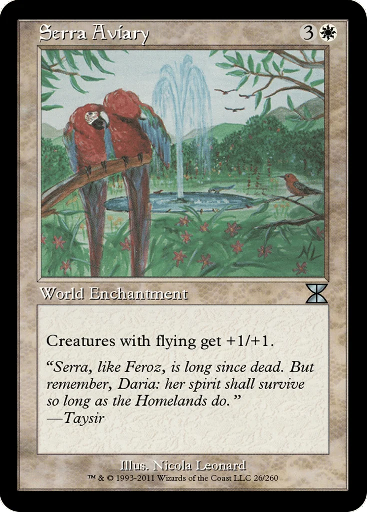 Serra Aviary · Masters Edition IV