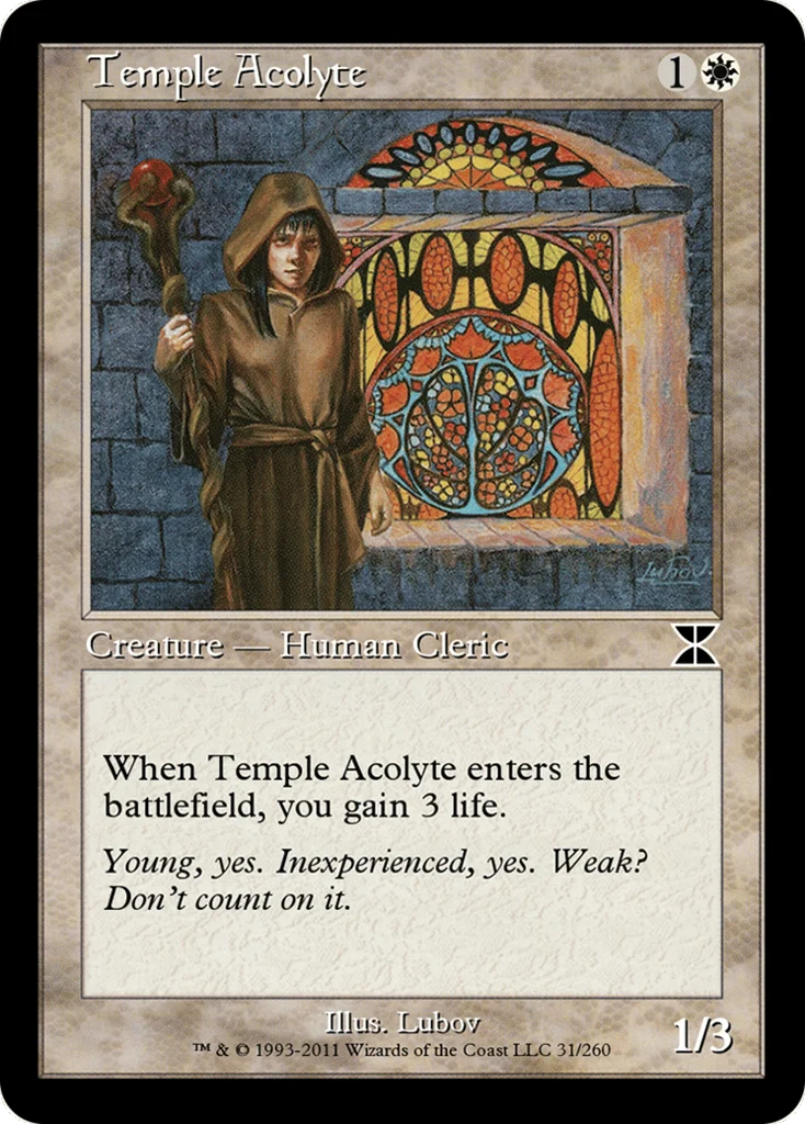 Temple Acolyte · Masters Edition IV