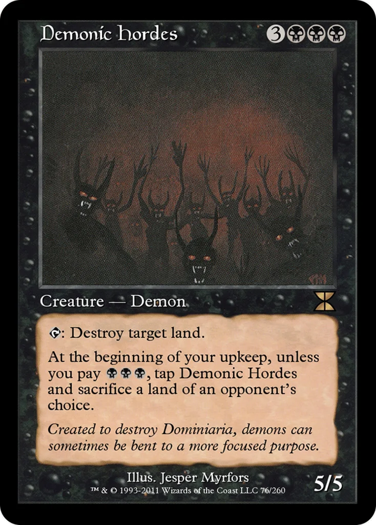 Demonic Hordes · Masters Edition IV