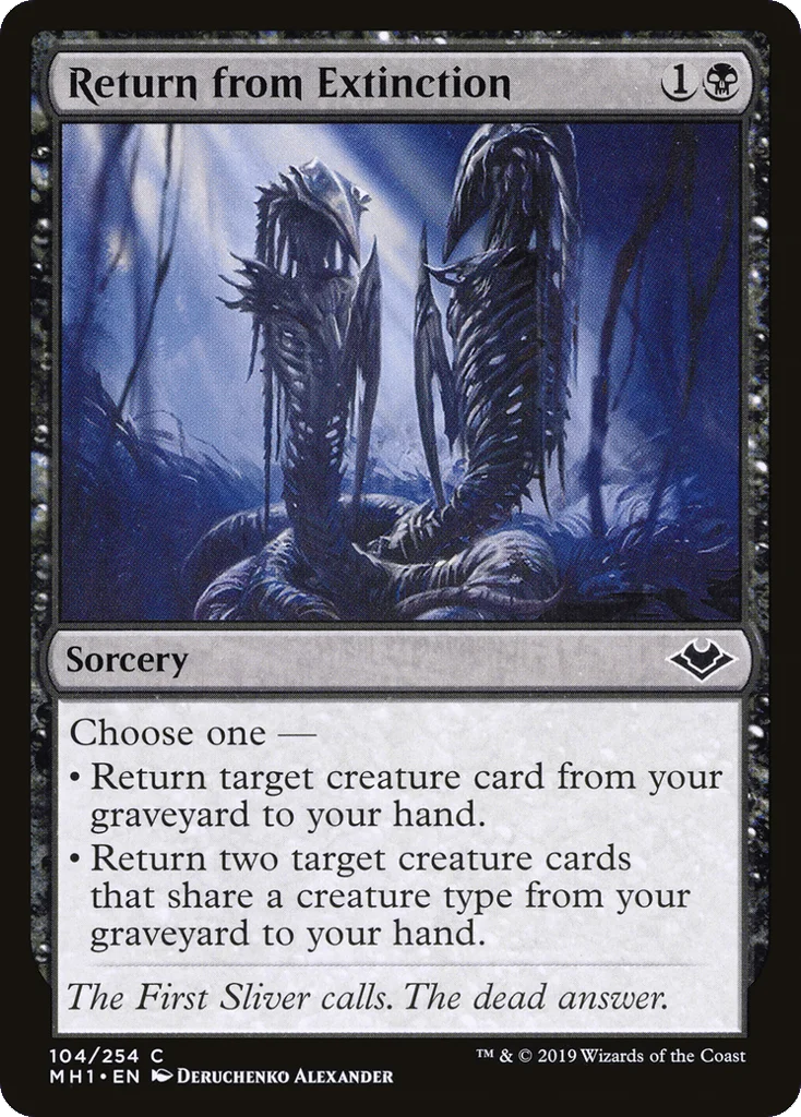 Return from Extinction · Modern Horizons