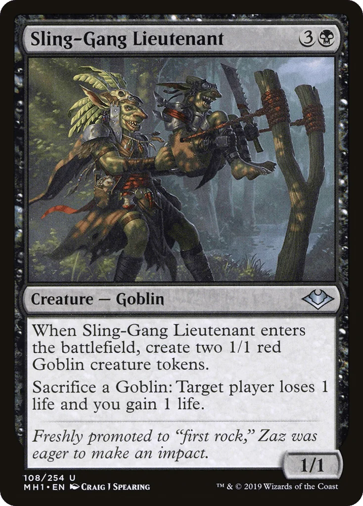 Sling-Gang Lieutenant · Modern Horizons