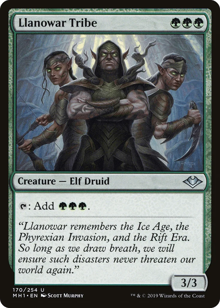 Llanowar Tribe · Modern Horizons