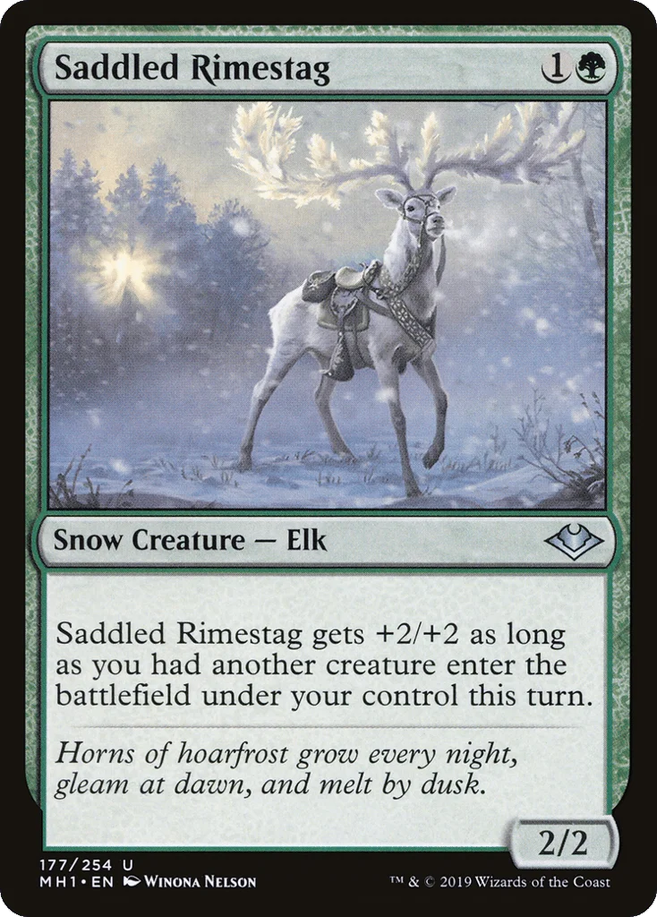Saddled Rimestag · Modern Horizons