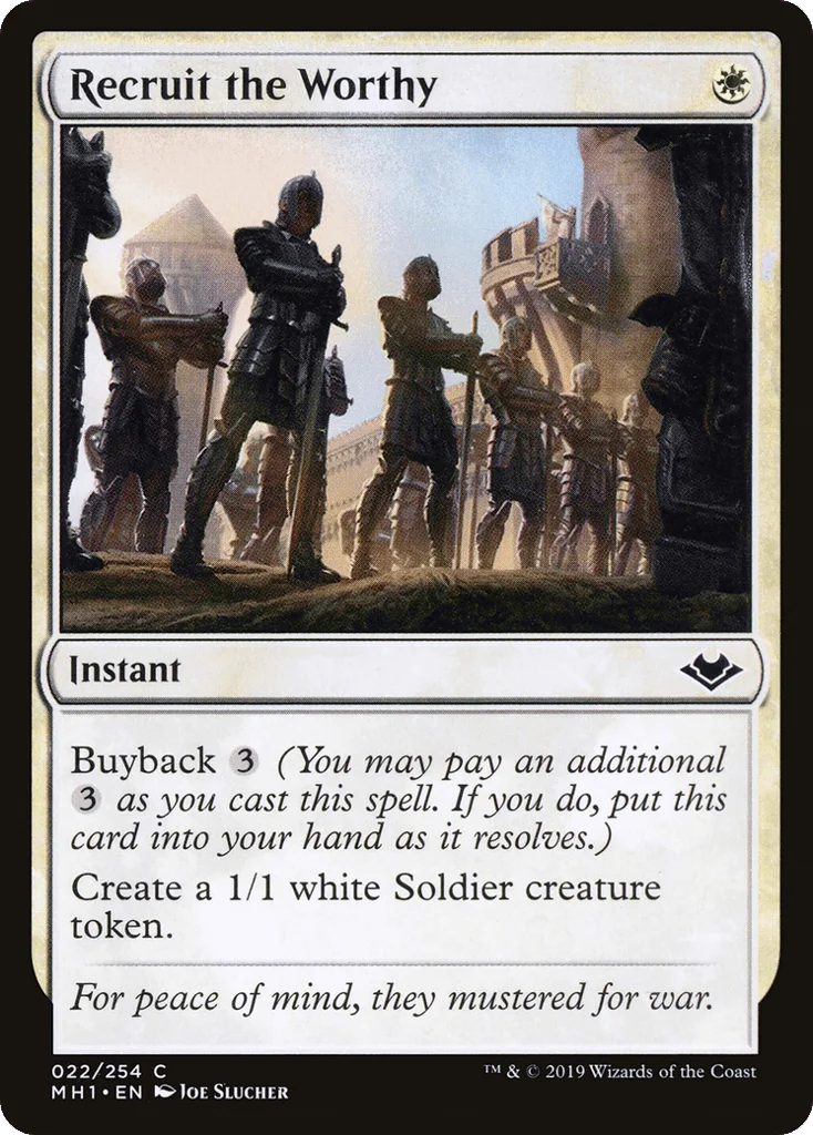 Recruit the Worthy · Modern Horizons