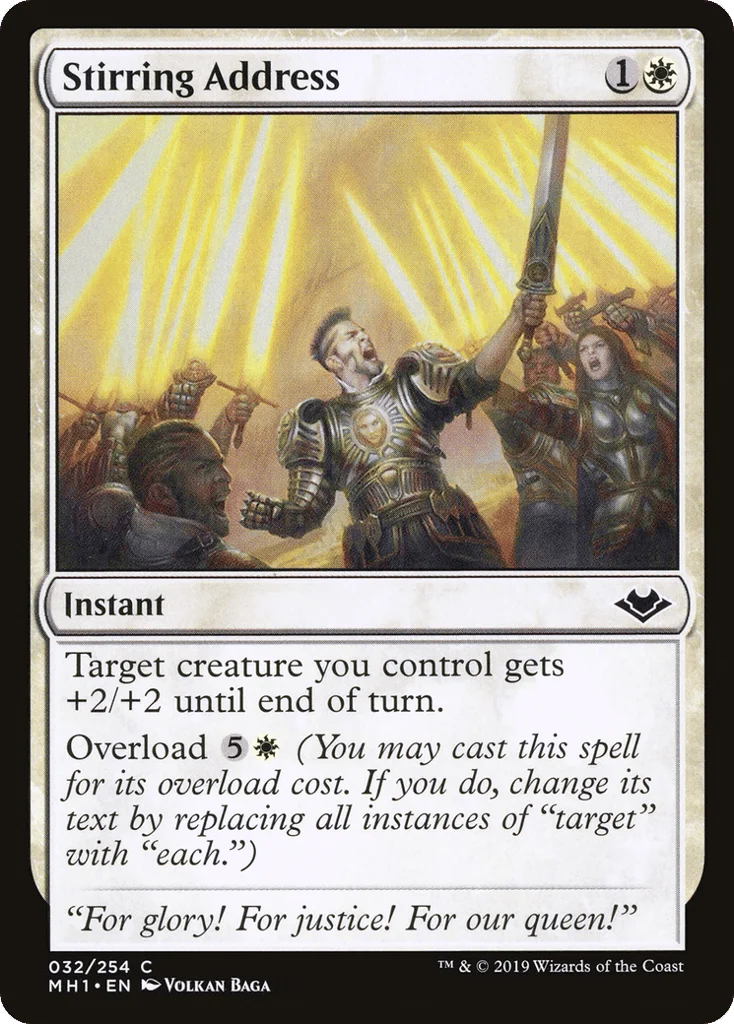 Stirring Address · Modern Horizons