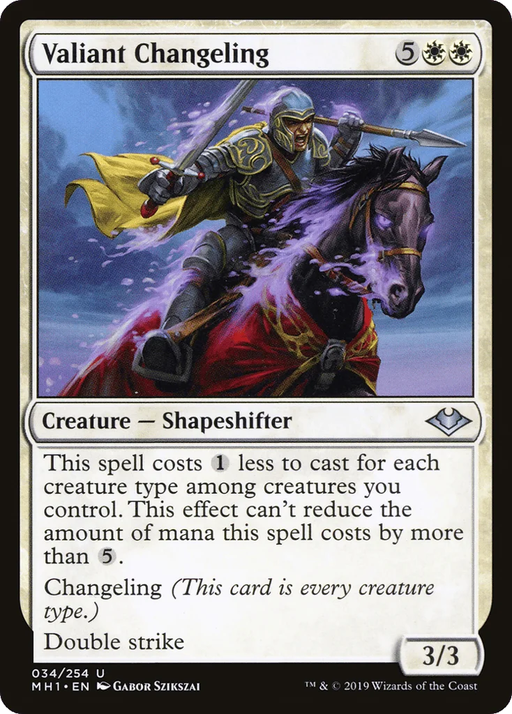 Valiant Changeling · Modern Horizons