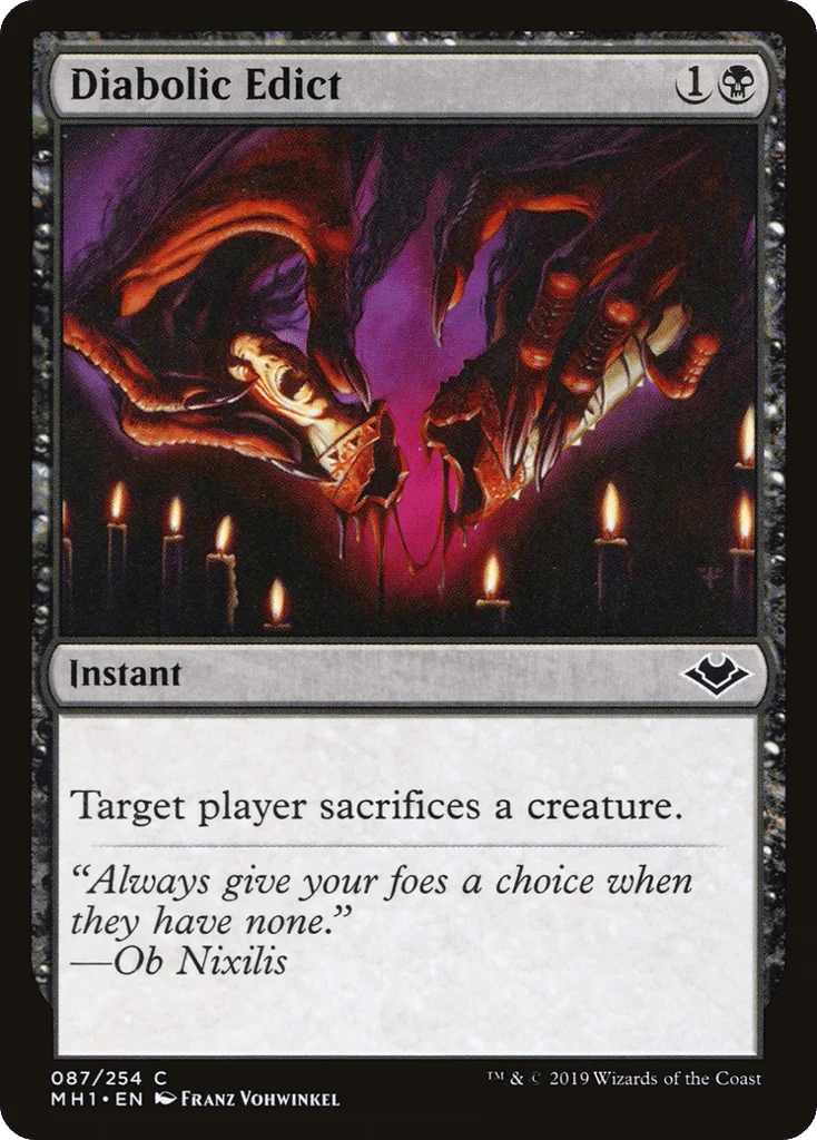 Diabolic Edict · Modern Horizons