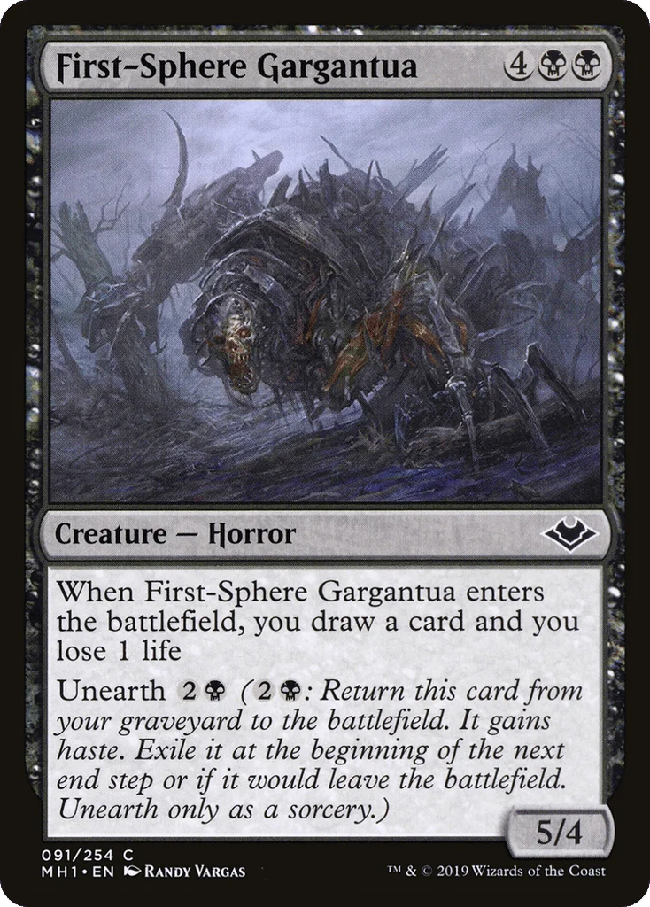 First-Sphere Gargantua · Modern Horizons