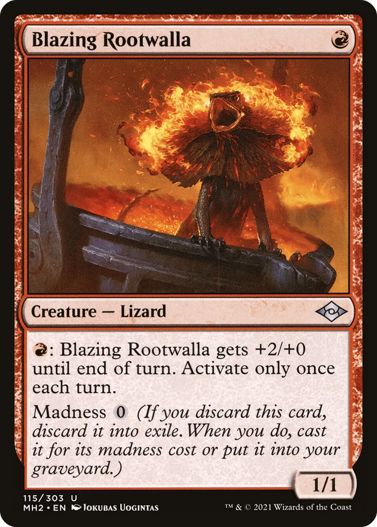 Blazing Rootwalla · Modern Horizons 2