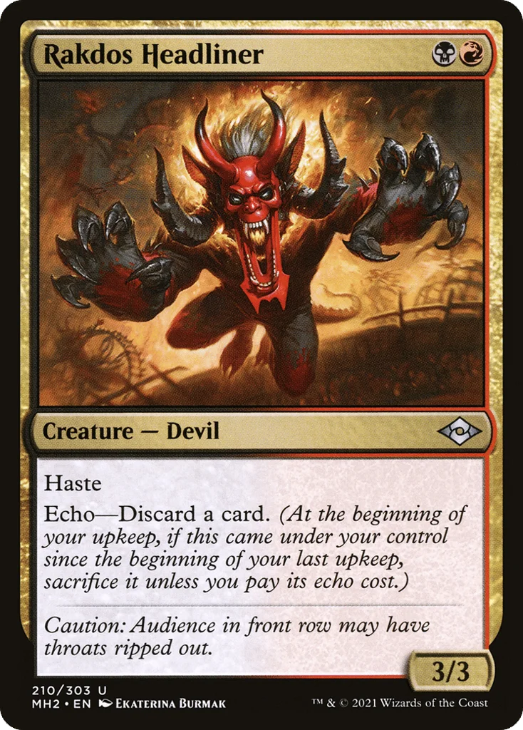 Rakdos Headliner · Modern Horizons 2