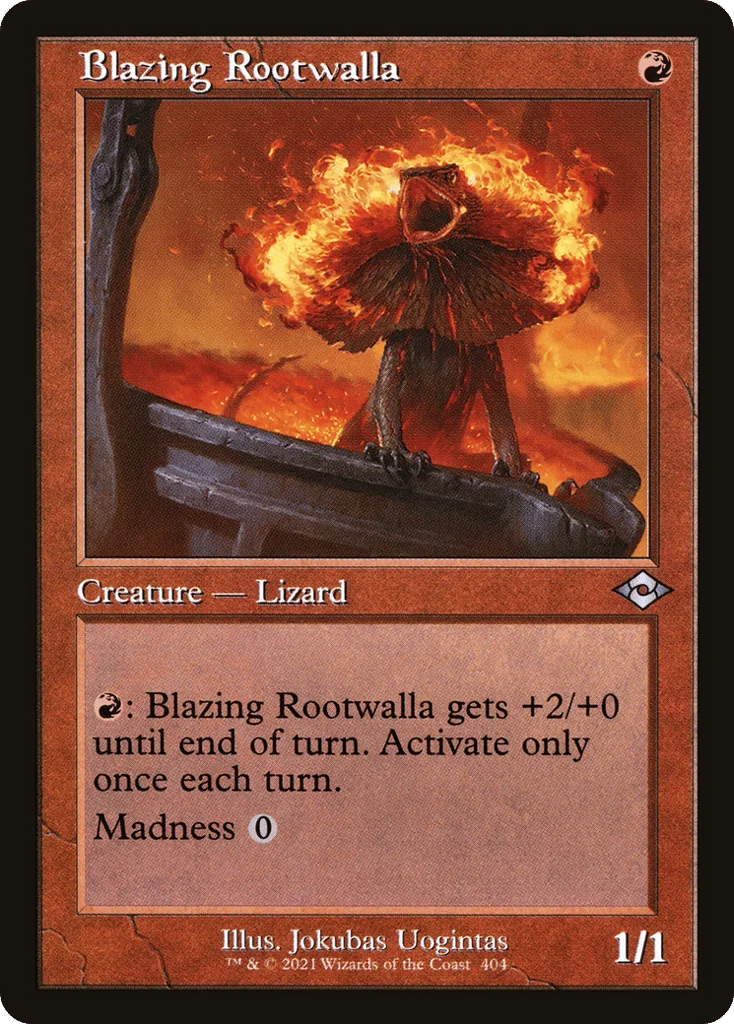 Blazing Rootwalla · Modern Horizons 2