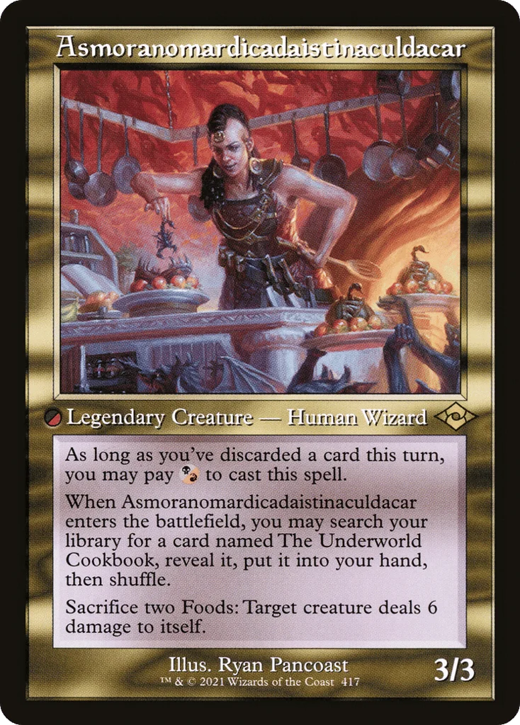 Asmoranomardicadaistinaculdacar · Modern Horizons 2
