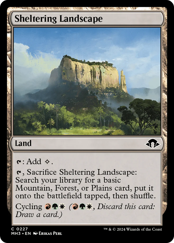 Sheltering Landscape · Modern Horizons 3