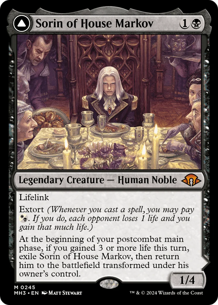 Sorin of House Markov // Sorin, Ravenous Neonate · Modern Horizons 3