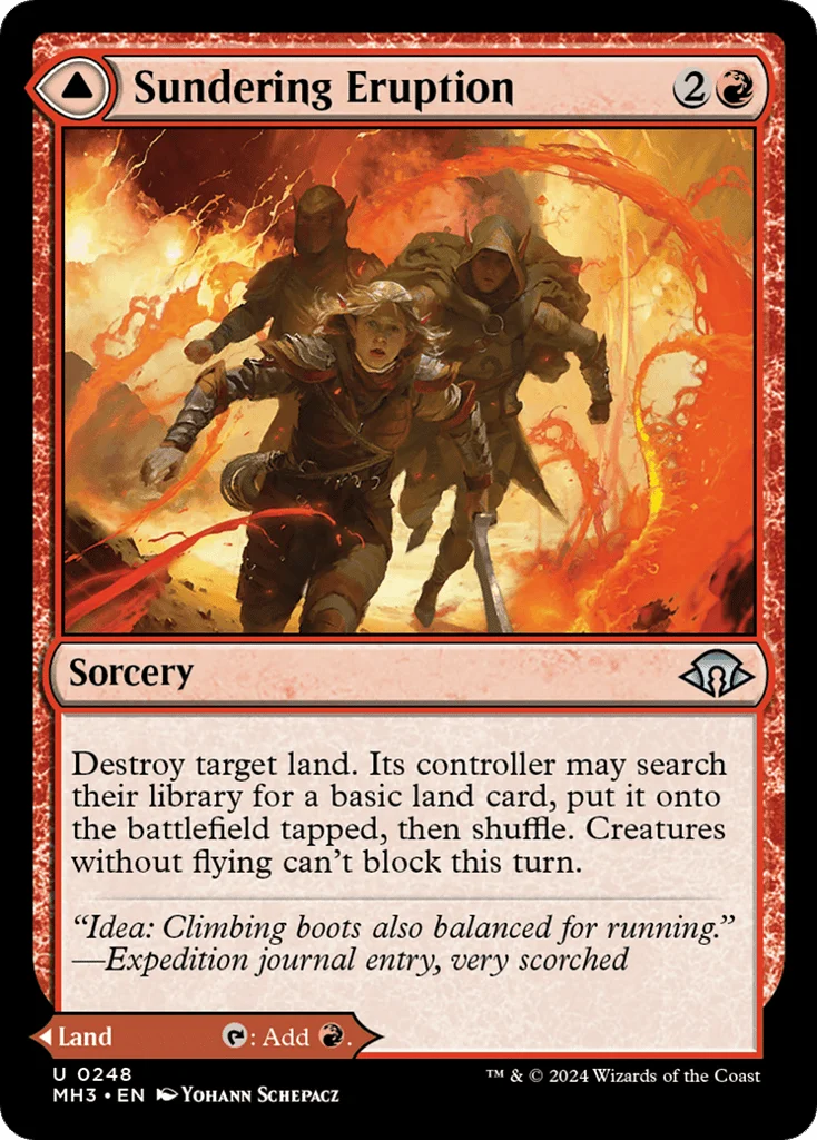 Sundering Eruption // Volcanic Fissure · Modern Horizons 3