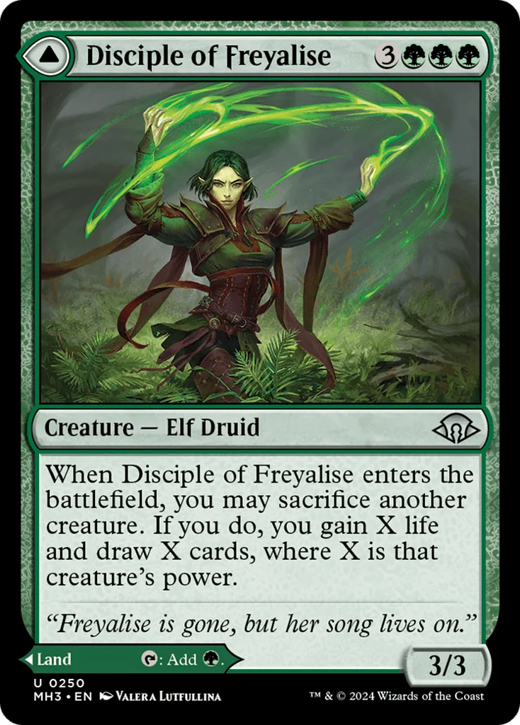 Disciple of Freyalise // Garden of Freyalise · Modern Horizons 3