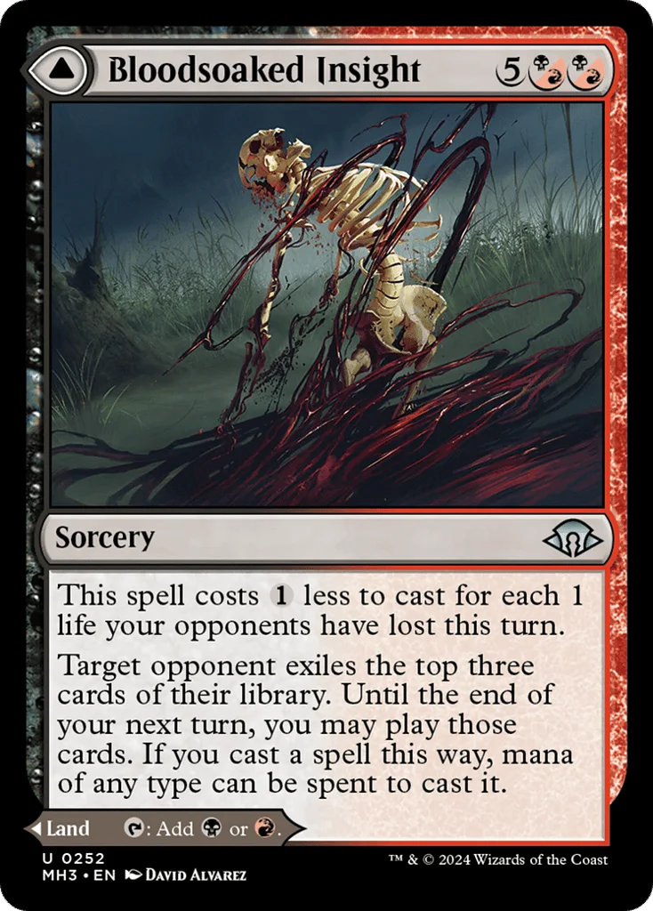 Bloodsoaked Insight // Sanguine Morass · Modern Horizons 3