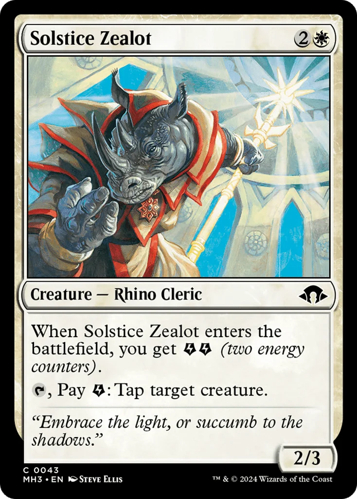 Solstice Zealot · Modern Horizons 3