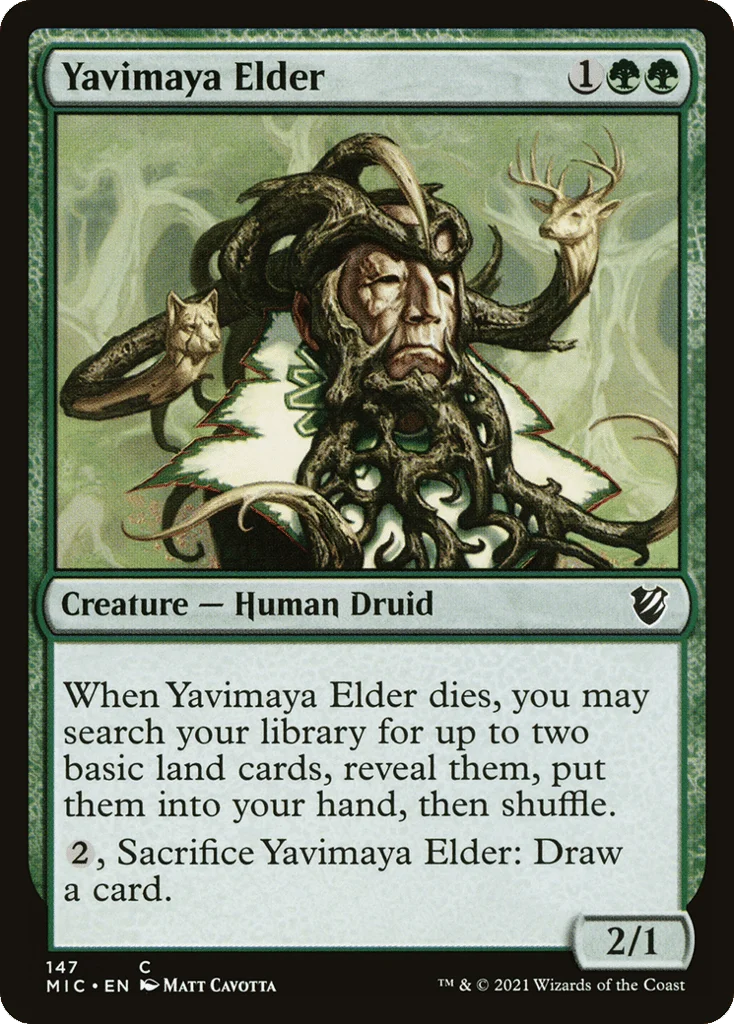 Yavimaya Elder · Midnight Hunt Commander