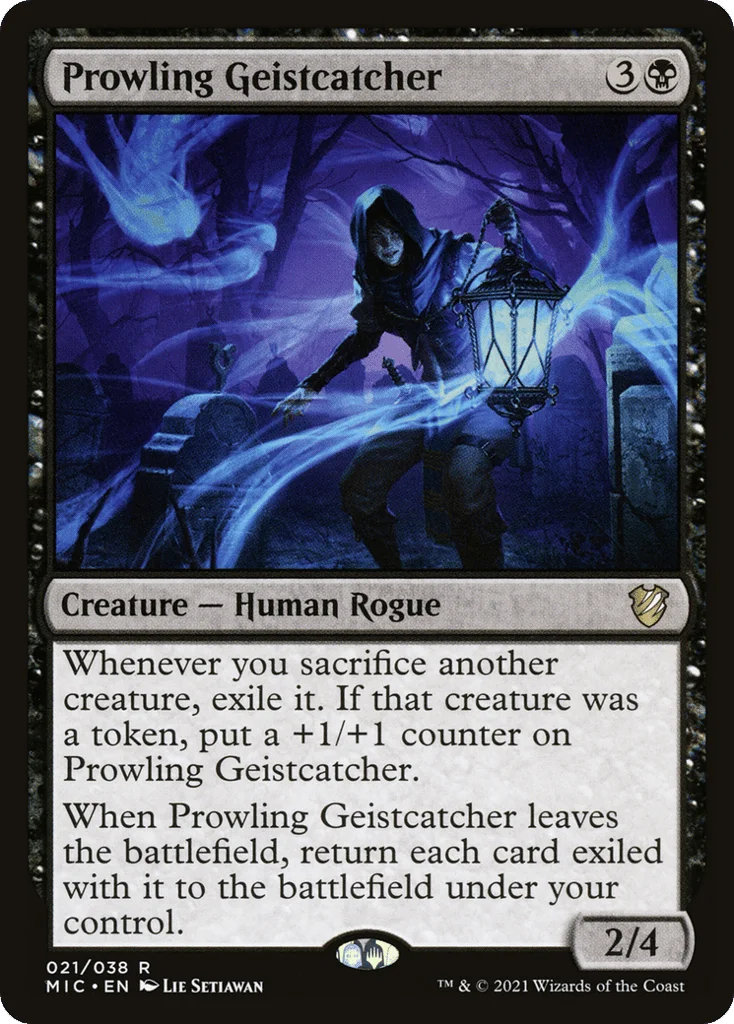Prowling Geistcatcher · Midnight Hunt Commander