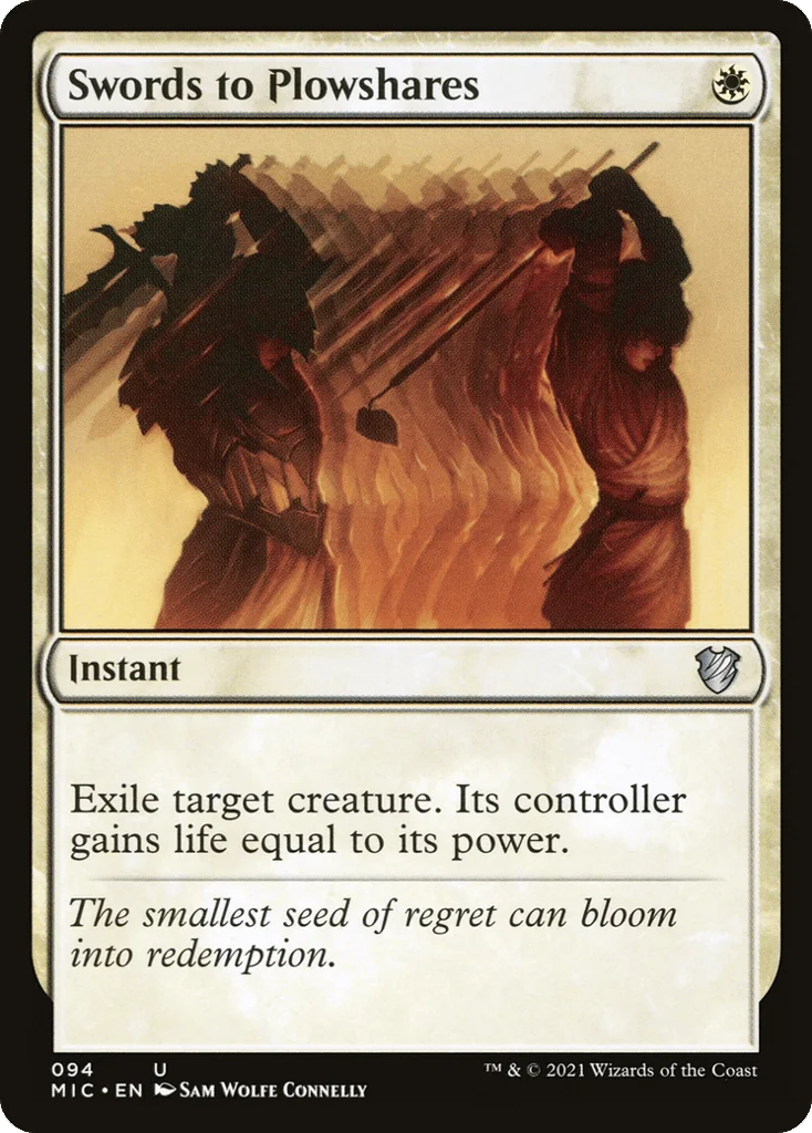 Swords to Plowshares · Midnight Hunt Commander